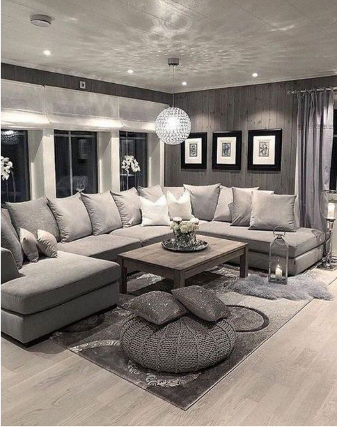 lighting is essential to a luxury living room
